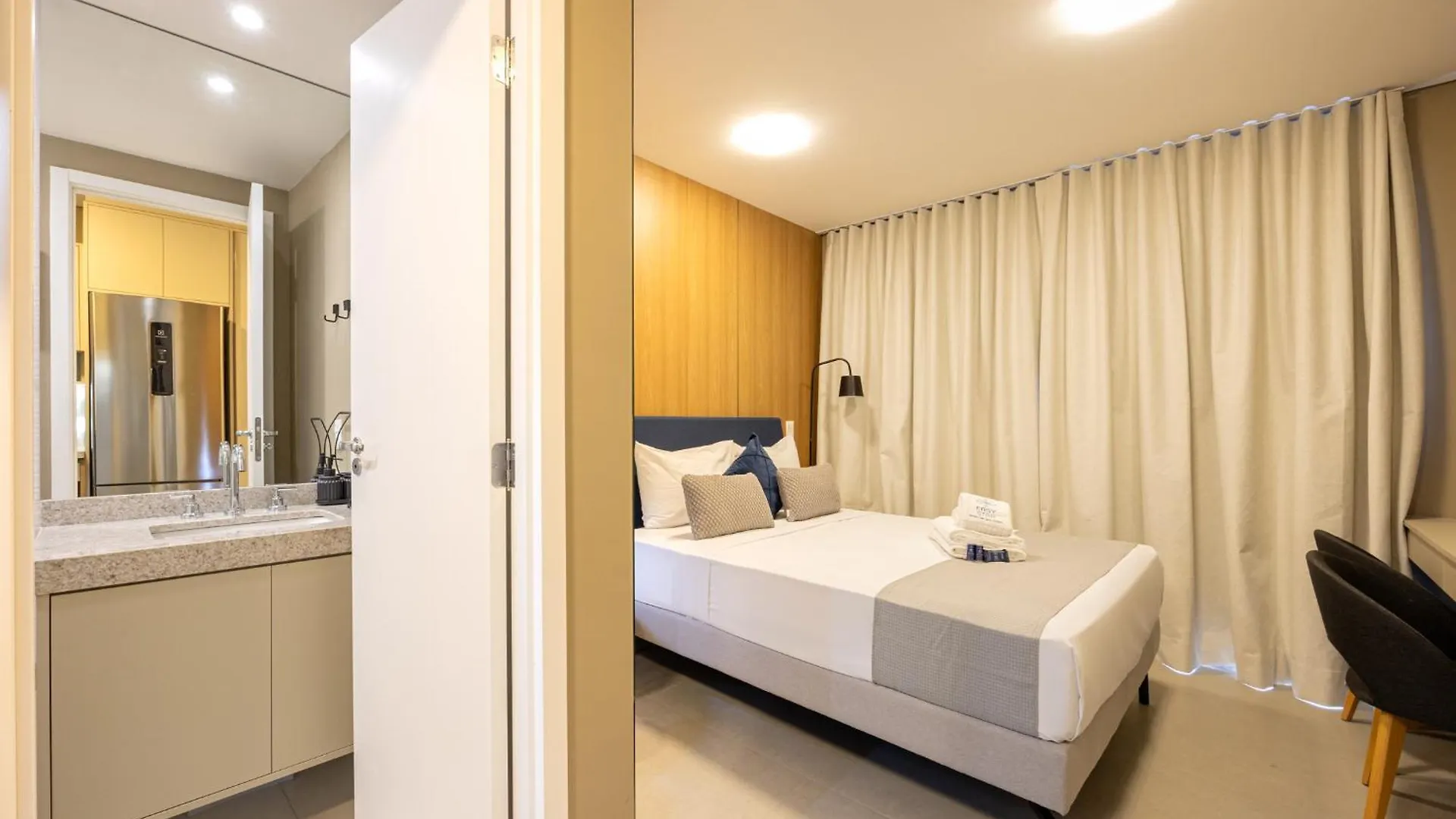 Easy Star - Belo Studio Bem Decorado No Campo Belo - Hb01I São Paulo Apartament