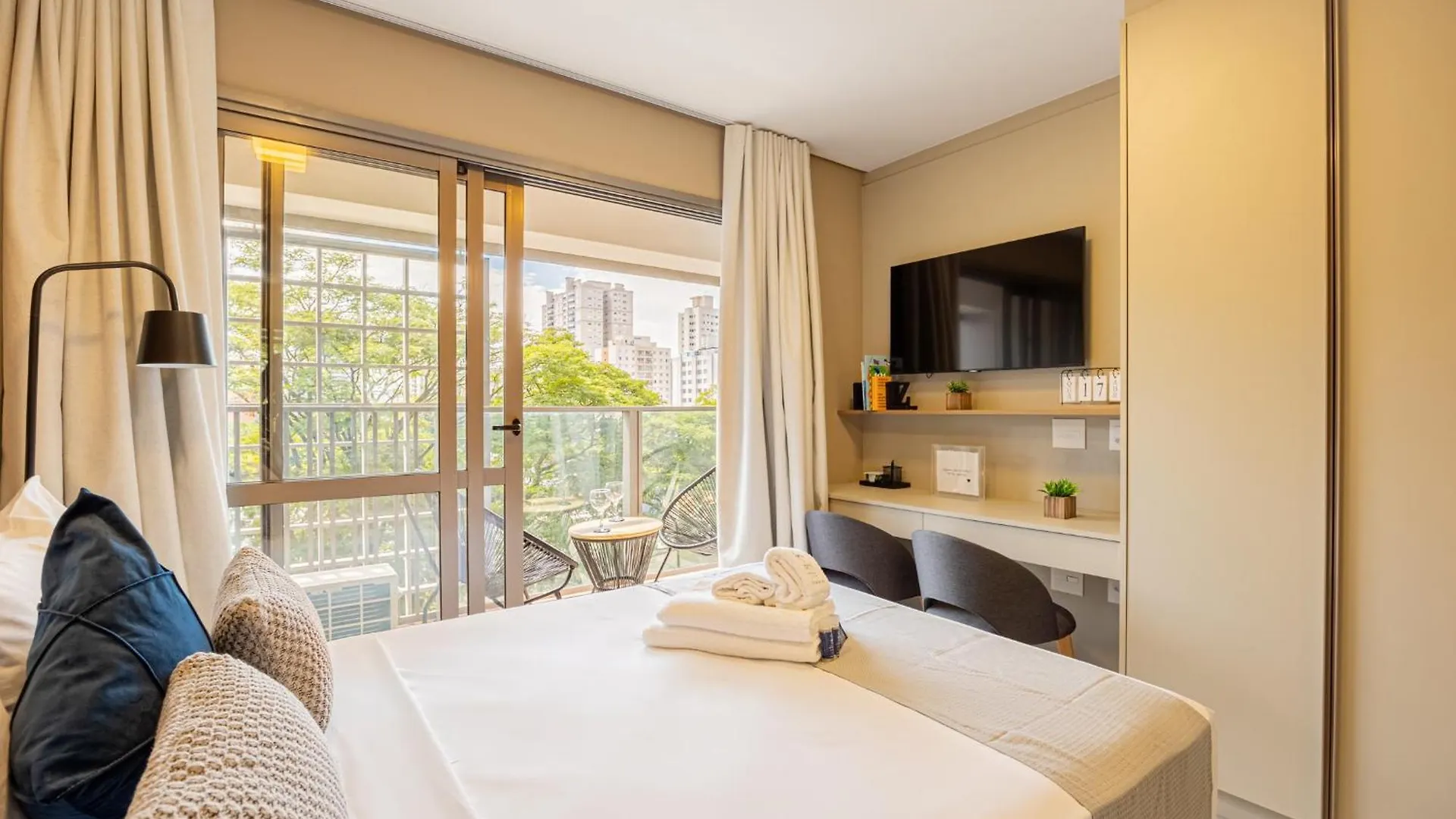 Apartament Easy Star - Belo Studio Bem Decorado No Campo Belo - Hb01I São Paulo