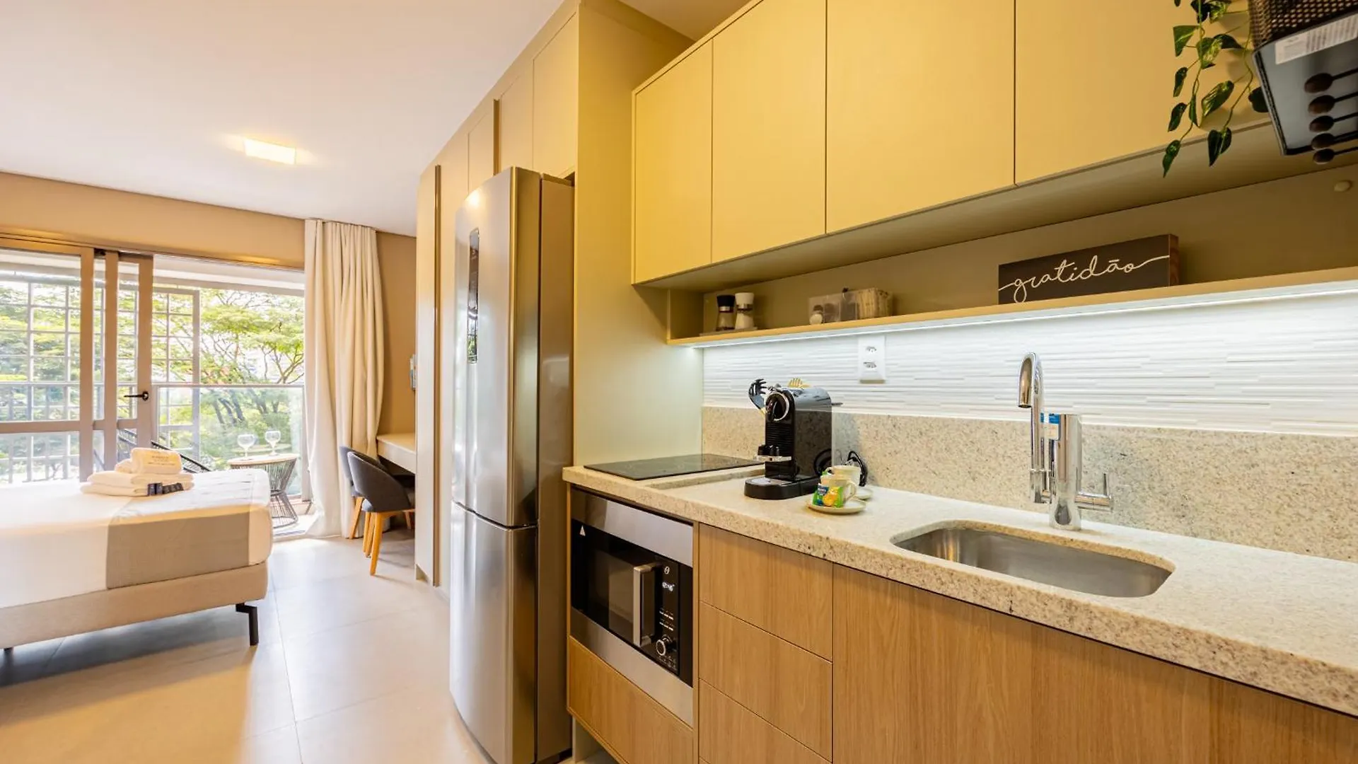 Easy Star - Belo Studio Bem Decorado No Campo Belo - Hb01I São Paulo Apartament